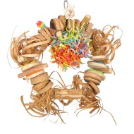 Coroniță anti-plictiseală - ros și ciugulit - 35cm