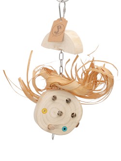 Felie cu ciuf și găurele - jucărie căutare și ros - 23cm