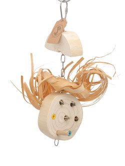 Felie cu ciuf și găurele - jucărie căutare și ros - 23cm