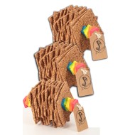 Plută la pachețel (mare) - SET 3 buc. - "snack" de ronțăială cu plută naturală