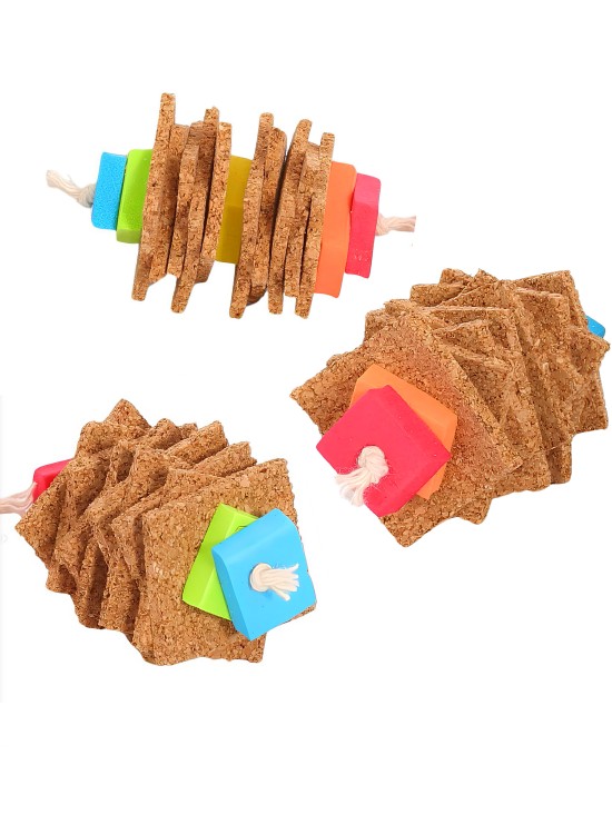 Plută la pachețel (mic) - SET 3 buc. - "snack" de ronțăială cu plută naturală