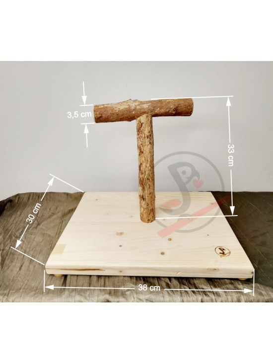 Stand T mediu, stinghie aprox. 3 cm din esență tare - 33cm înălțime