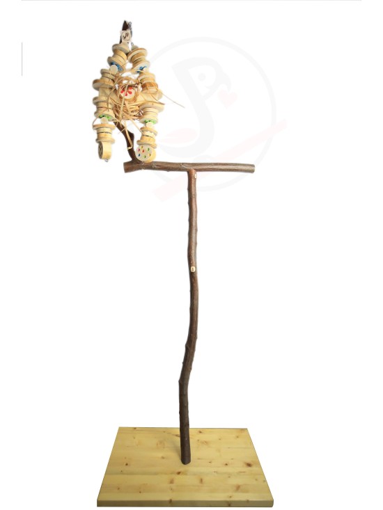 Stand T mare cu baza lăcuită și roți - 165 – 170 cm