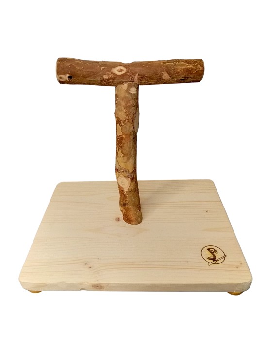 Stand T mititel, stinghie aprox. 2,5 cm din esență tare - 25 cm înălțime