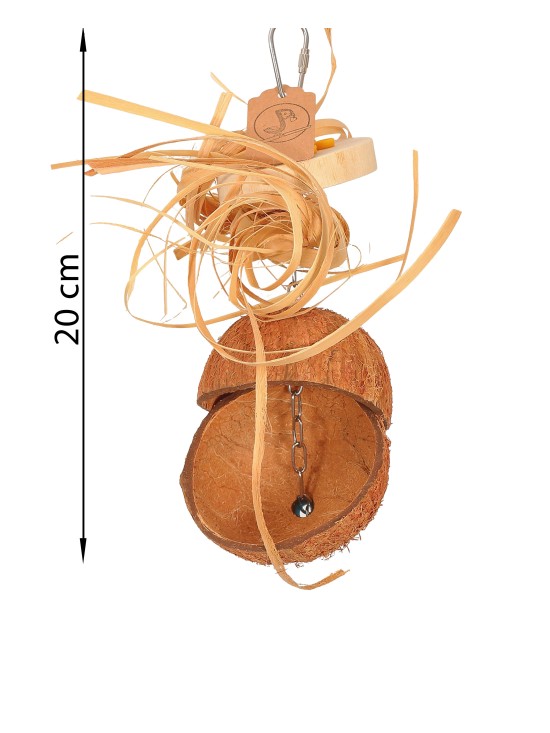 Caută sub capac - jucărie de căutare cu nucă de cocos - 20cm