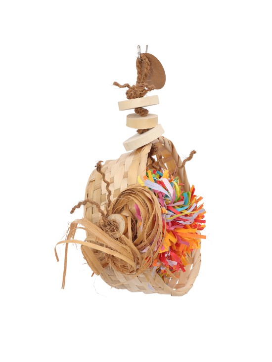 Coșuleț mare garnisit - pentru ros și ciugulit 35cm