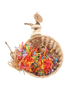 Coșuleț mare garnisit - pentru ros și ciugulit 35cm