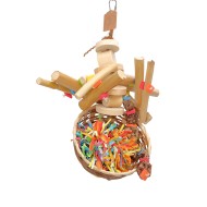 Coșuleț mai mic, bine garnisit - pentru ros și ciugulit 35cm