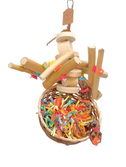 Coșuleț mai mic, bine garnisit - pentru ros și ciugulit 35cm