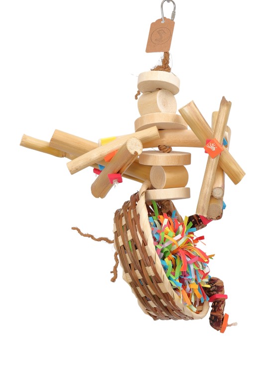 Coșuleț mai mic, bine garnisit - pentru ros și ciugulit 35cm