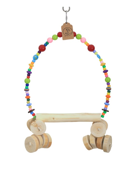 Legănuș vesel cu elemente de ronțăială