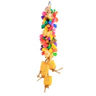 Liană colorată, cu porumb