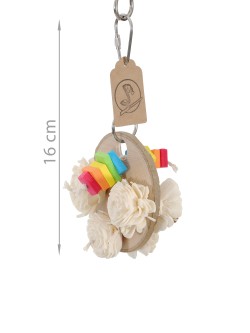 Ronțăici pentru pitici - jucărie cu disc lemn și sola - 16 cm