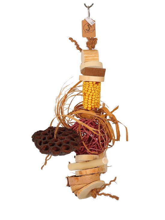 Mystery Box – set 4 jucării naturale pentru papagali. UNICATE