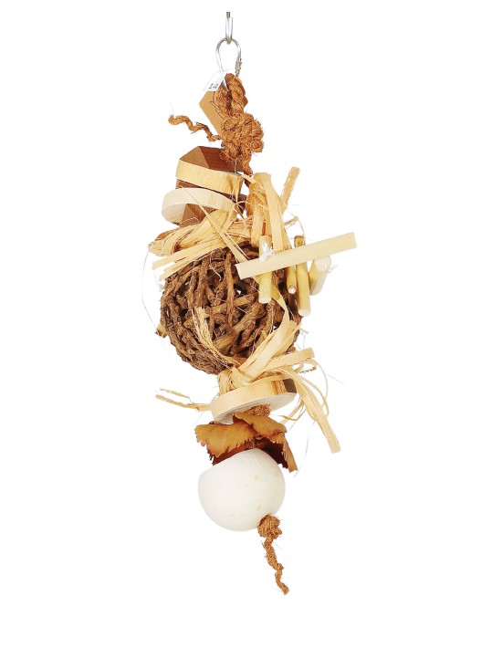 Mystery Box – set 4 jucării naturale pentru papagali. UNICATE