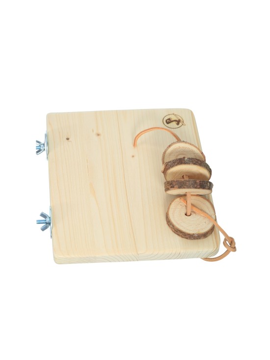 Platformă XL cu accesorii pentru colivie mare - 25x20cm