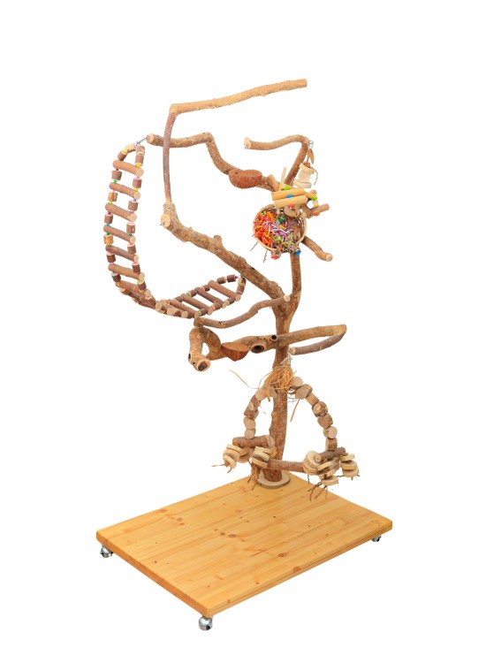 Copăcel stand VIP XL- loc de joacă papagali medii, mari - h165cm