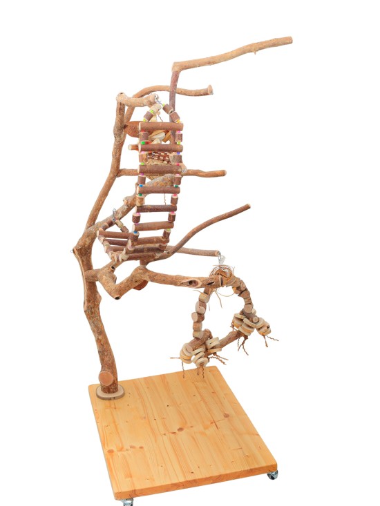 Copăcel stand VIP XL- loc de joacă papagali medii, mari - h165cm