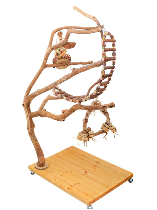 Copăcel stand VIP XL- loc de joacă papagali medii, mari - h165cm