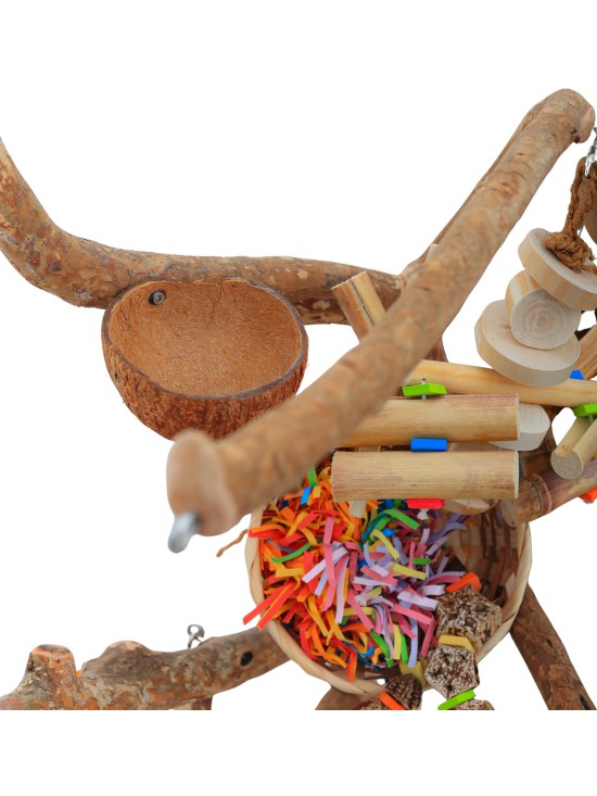 Copăcel stand VIP XL- loc de joacă papagali medii, mari - h165cm