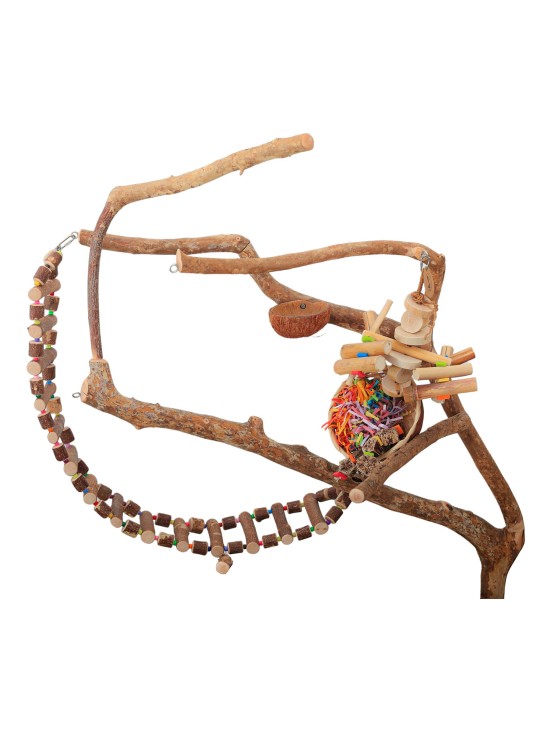 Copăcel stand VIP XL- loc de joacă papagali medii, mari - h165cm