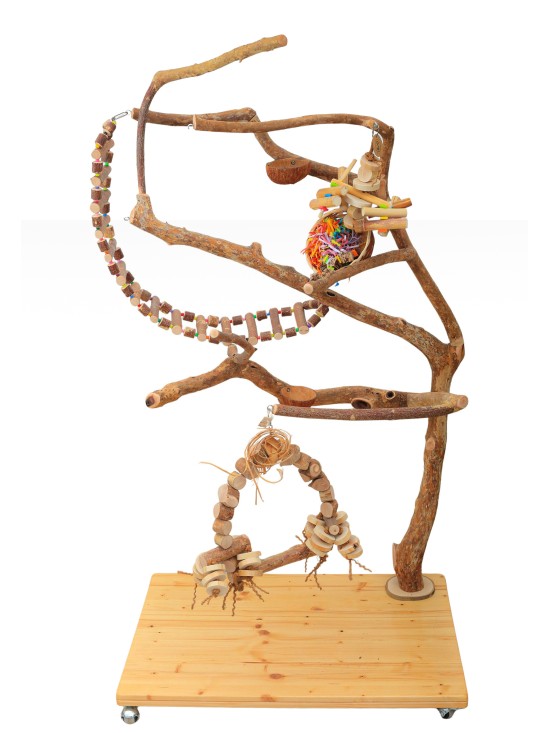 Copăcel stand VIP XL- loc de joacă papagali medii, mari - h165cm